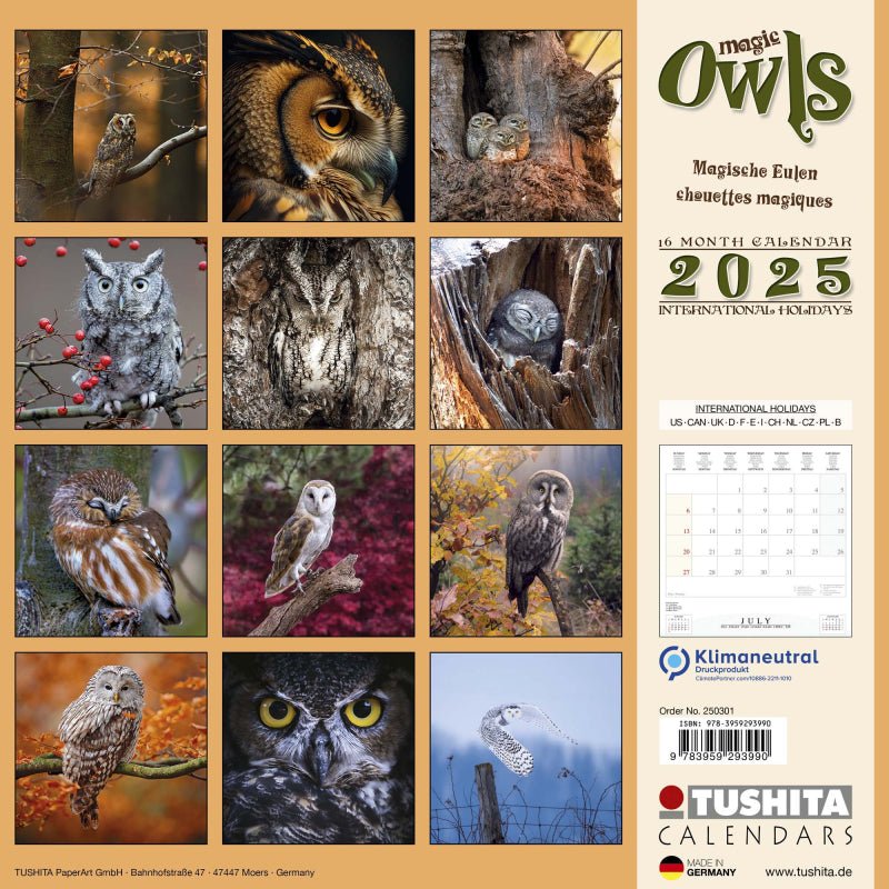 Magic Owls - Jaarkalender 2025 - Catch Utrecht