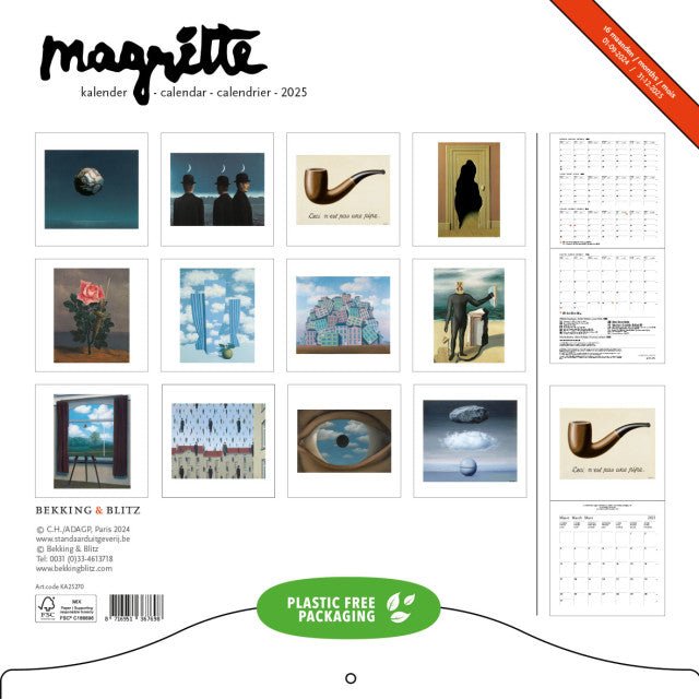 Magritte - Jaarkalender 2025 - Catch Utrecht