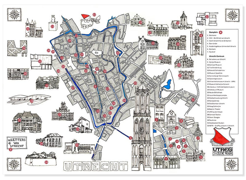 Stadsplattegrond Utrecht - Catch Utrecht