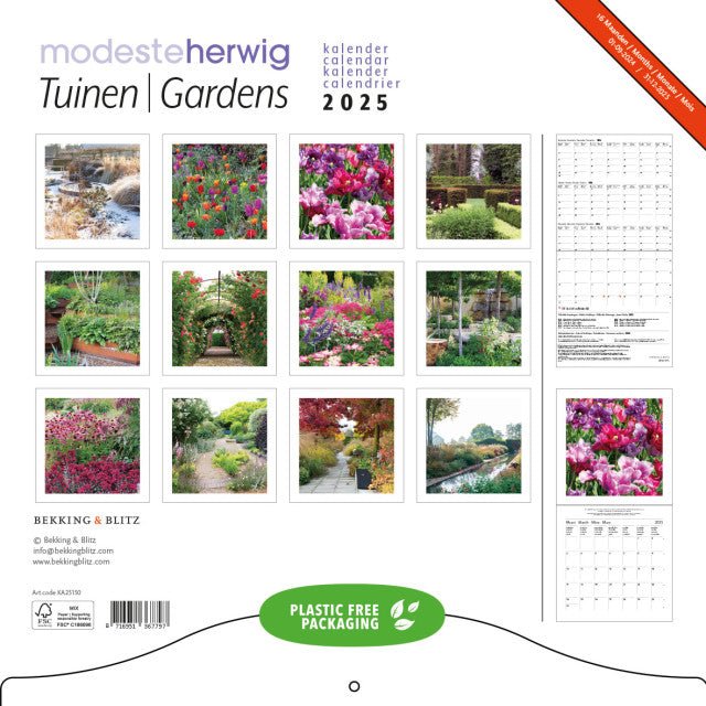 Tuinen - Gardens, Modeste Herwig - Jaarkalender 2025 - Catch Utrecht