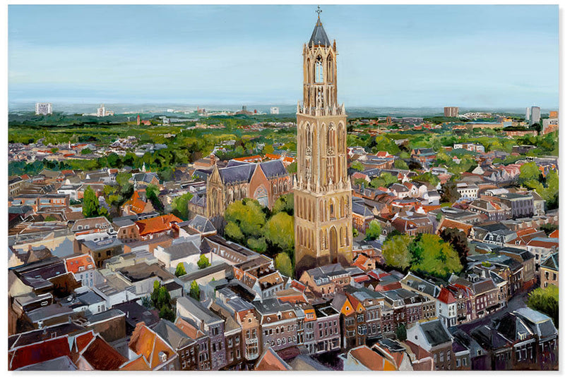 Utrecht van boven zomer - Catch Utrecht